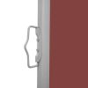Patio Retractable Side Awning 39.4"x118.1" Brown
