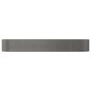 Garden Raised Bed Gray 176"x55.1"x26.8" Powder-coated Steel