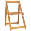 Folding Garden Chairs 6 pcs Solid Wood Acacia