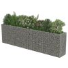 Gabion Raised Bed Galvanized Steel 141.7"x19.7"x39.4"