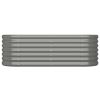 Garden Raised Bed Powder-coated Steel 44.9"x15.7"x14.2" Gray