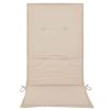 Garden Chair Cushions 2 pcs Cream 47.2"x19.7"x1.2"