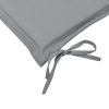 Garden Bench Cushion Gray 70.9"x19.7"x1.2"