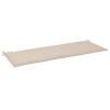 Garden Bench Cushion Cream 59.1"x19.7"x1.2"