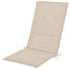 Garden Chair Cushions 2 pcs Cream 47.2"x19.7"x1.2"