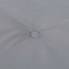 Garden Chair Cushions 2 pcs Gray 47.2"x19.7"x1.2"