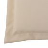 Garden Bench Cushion Cream 47.2"x19.7"x1.2"
