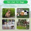 40" Outdoor Fence Heavy Duty Dog Pens 24 Panels Temporary Pet Playpen with Doors