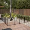 32" Outdoor Fence Heavy Duty Dog Pens 16 Panels Temporary Pet Playpen with Doors