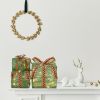3pcs 60 Lights, Dusting Mesh, Streamer Bow, Battery Type (Not Included) Garden Gift Box Decoration