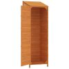 Garden Shed Brown 21.7"x20.5"x68.7" Solid Wood Fir