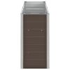 Garden Raised Bed Galvanized Steel 94.5"x15.7"x30.3" Brown