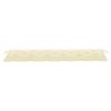 Garden Bench Cushion Cream White 70.9"x19.7"x2.8" Fabric