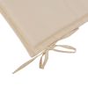 Garden Bench Cushion Cream 47.2"x19.7"x1.2"