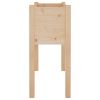 Garden Planters 2 pcs 27.6"x12.2"x27.6" Solid Wood Pine