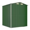 Garden Shed Green 75.6"x75.2"x87.8" Galvanized Steel