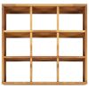 Herb Garden Raised Bed Solid Wood Acacia 23.6"x23.6"x5.9"