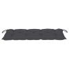 Garden Bench Cushion Anthracite 47.2"x19.7"x2.8" Fabric