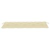 Garden Bench Cushion Cream White 59.1"x19.7"x2.8" Fabric