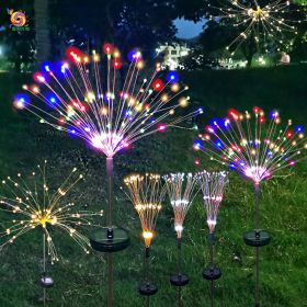 Firework Lights Christmas Outdoor Led Holiday Sky Starry Lights (Option: Cool white-150cm-2Modes)