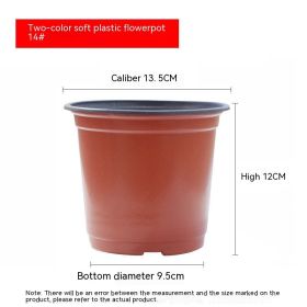 Plastic Nutrition Feeding Block Planting And Transplanting Pot Fall Not Bad Seedling Cup (Option: 140 Model-100 Packs)