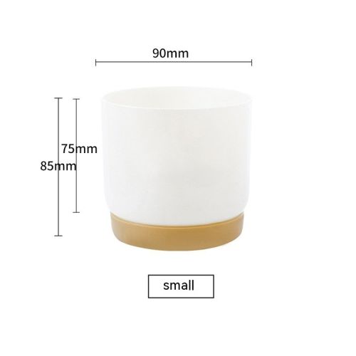 Ceramic Plastic Lazy Person Automatic Water Absorption Small Flower Pot