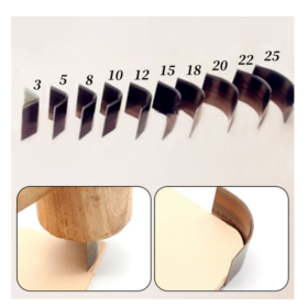 Leather Goods Die - Cut Curved Fillet Knife Belt (Option: 6mm)
