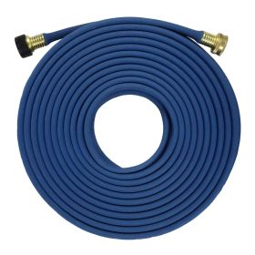 FLORIAX Garden Flat Soaker Hose 1/2 in  More Water Leakage;  Heavy Duty;  Metal Hose Connector Ends;  Save 80% Water Great for Flower beds;  Seedling; (length: 50ft)