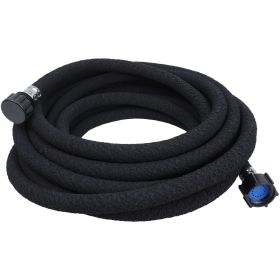 FLORIAX Heavy Duty Rubber Soaker Hose 1/2 inDripping Water Hose 70% Water Saving Perfect for Garden Flowers Beds (length: 25ft)
