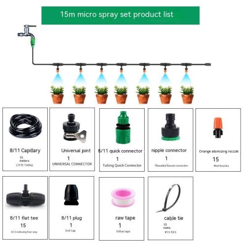 Greenhouse Spray Humidification Irrigation Spray Set